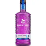 Whitley Neill rhubarb ginger gin ALCOHOL FREE 0% 0,7 l (holá láhev)