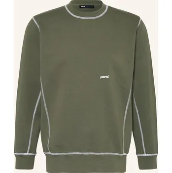 Pánská móda Parel. Pánská Mikina Contrast Crewneck, olivová, M