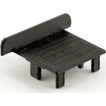 LED lišta Deko-Light profil koncovka - Combo Klick T-profil koncovka, 35 F, černá, 2 ks 988159