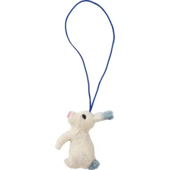 Plstěná dekorace Rabbit (králík) 7x5, Klippan Švédsko