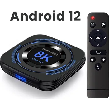 LED páska Android TV Box Dual WiFi s 8K rozlišením