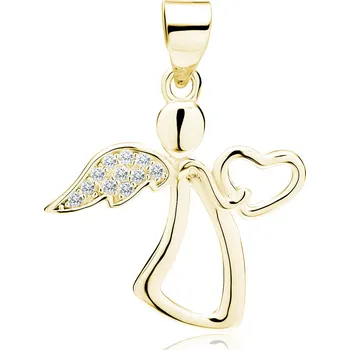 Přívěsek LUNICA Stříbrný přívěsek ZLATÝ ANDĚLÍČEK 0151 Ag 925; ≤1,2 g.