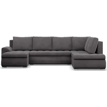 Obývací pokoj Rohová rozkládací sedací souprava TOKIO II PRO I Pravá Šedá