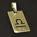 Goldpoint Zlatý přívěsek znamení váha Váha: 1.28 g