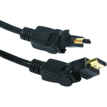 Video kabel 5MTR HDMI ROTATE a SWIVEL CABLE M-M -BLK