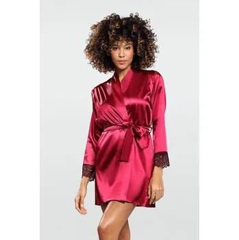 Dámský župan Gosia Bordeaux župan - Dkaren XXL