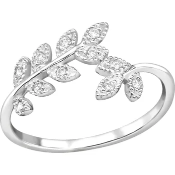 Prsten Stříbrný prstýnek VĚTVIČKA Velikost prstenu: 9 (EU: 59-61) Ag 925; ≤1,3 g.