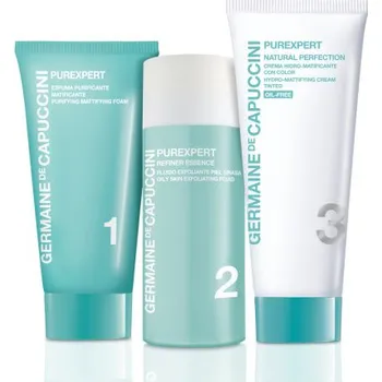 Pleťový krém Sada pro MASTNOU pleť - Natural Perfect - Purexpert - Germaine de Capuccini - 3ks