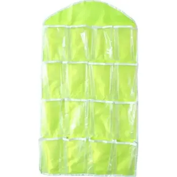 Organizér oblečení Organizér do skříně | závěsný organizér - Zelený