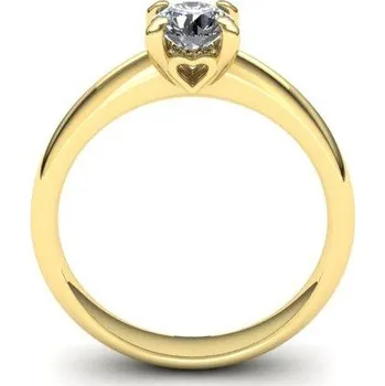 Prsten PZB180026 Zásnubní prsten s brilianty Materiál: Červené zlato 14kt, Velikost: 60