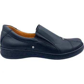 Dámské polobotky Dámské kožené mokasíny Kira 063 černé Velikost: 39 (EU)