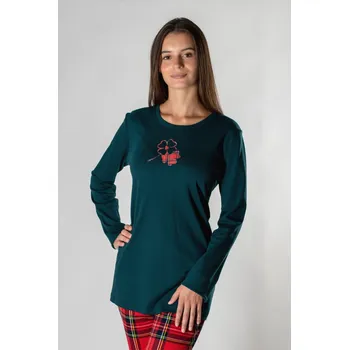 Dámské pyžamo FAVAB Dámské pyžamo MAFIA Smaragd ŠT Velikost výrobku: XXL