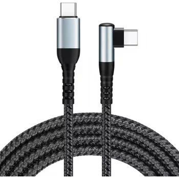 Datový kabel USB-C kabel iBOX s úhlovou zástrčkou 100W