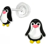 Stříbrné náušnice TUČŇÁCI Ag 925; ≤1 g.