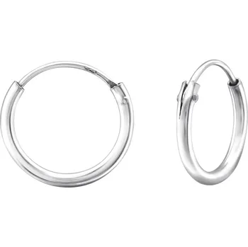 Náušnice Stříbrné kroužky 12 mm Ag 925; ≤0,3 g.
