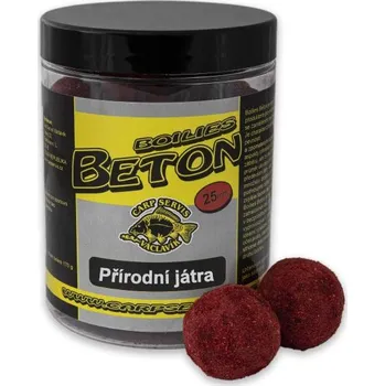 Boilies Boilies Boss2 BETON Přírodní játra - 170 g/25mm