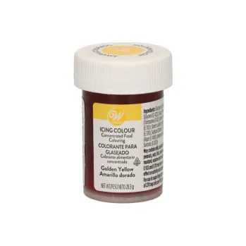 Jedlá dekorace na dort Wilton Gelová barva zlatožlutá wilt. golden yellow