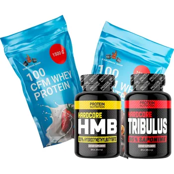 Protein Explomax Balíček pro siláky (CFM protein, HMB a Tribulus) Příchuť: čokoláda