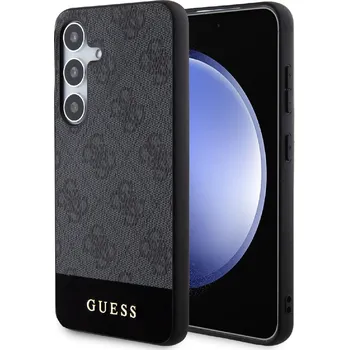 Pouzdro na mobilní telefon Guess PU 4G Stripe kryt pro Samsung Galaxy S24 Barva: Černá