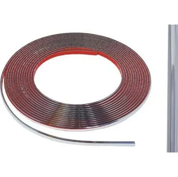 Ochranný autopotah Lišta samolepící gumová - 8m x 6mm x 2, 7mm