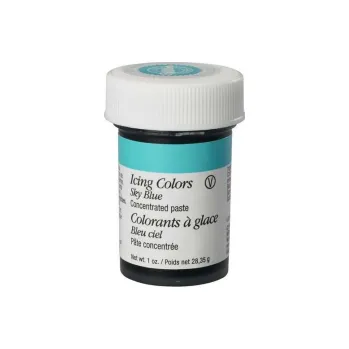 Jedlá dekorace na dort Wilton Gelová barva světle modrá wilt. sky blue