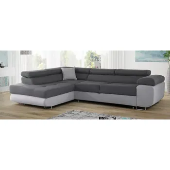 Sedací souprava Rohová sedací souprava DOLI, levá, šedá (alfa 17/19)