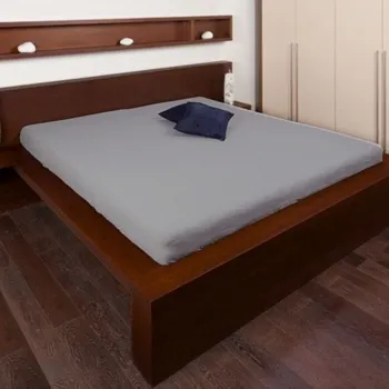 Prostěradlo Šedá froté prostěradla Velikost: 90x200cm