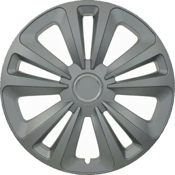 Středová krytka kola Kryty kol 15" TERRA RING stříbrné - 4 ks