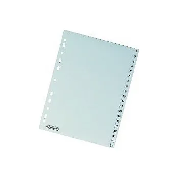 Rozřaďovač A4, číselný, 1-20