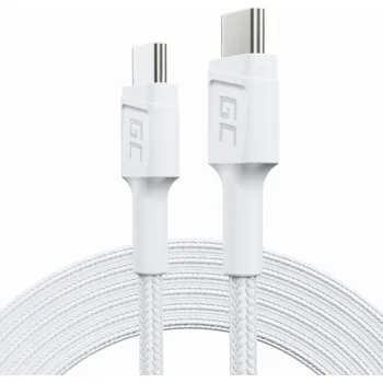 Datový kabel Green Cell KABGC29W USB kabel USB 3.2 Gen 1 (3.1 Gen 1) 2 m USB C Bílá