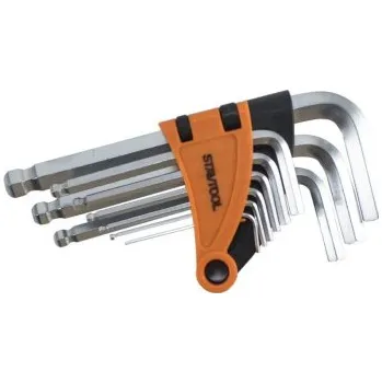 Dílna XTline Sada IMBUS klíčů s kuličkou 9 dílů 1,5-10 mm