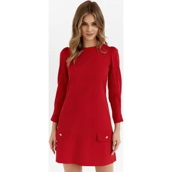 Dámská móda Elegantní minišaty Makover K148 červené EU velikost: XL