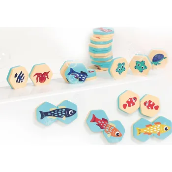 Pexeso Ludi Pěnové pexeso do vany Podmořský svět 24 ks