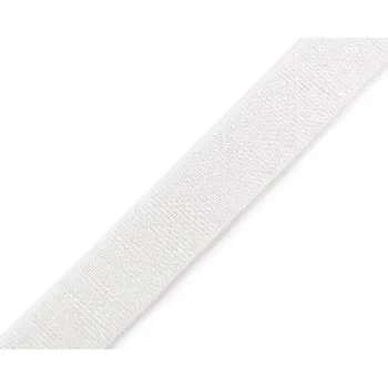 Pruženka saténová / ramínková šíře 20 mm, barva 3 bílá