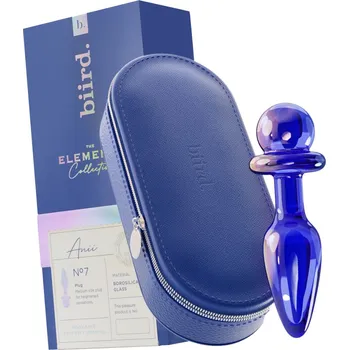 Anální kolík Anální kolík Biird Anii skleněný modrý - s kupónem KUP15 cena 849 Kč + extra diskrétní expedice