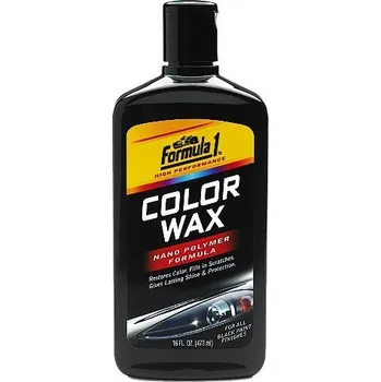 Autovosk Barevný vosk s nano polymery - černý Formula 1