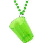 Zelený panák na krk