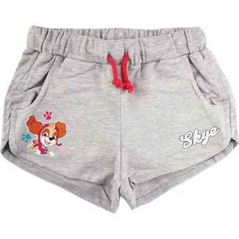 Dívčí oblečení EPLUSM Šortky TLAPKOVÁ PATROLA šedé dívčí, vel. 128