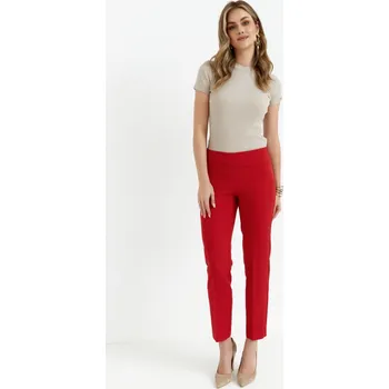 Dámské kalhoty Dámské elegantní kalhoty Makover K055 červené EU velikost: M