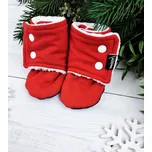 Capáčky s beránkem RED White VELIKOST: 2 délka stélky: 12cm