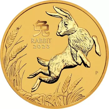 Perth Mint Zlatá investiční mince Rok Králíka 2 Oz | Lunar III | 2023 | 62,2 g