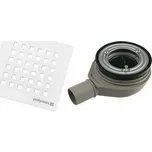 Sifon vaničkový Polysan Flexia DN 40 snížený bílý