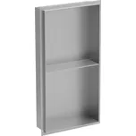 MEXEN - X-Wall-NR modul pro vestavbu do stěny s policí 60x30, nerez 1911603010S MEXEN