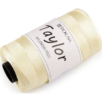 Nylonová pletací příze Taylor 250 g, barva 2 vanilková