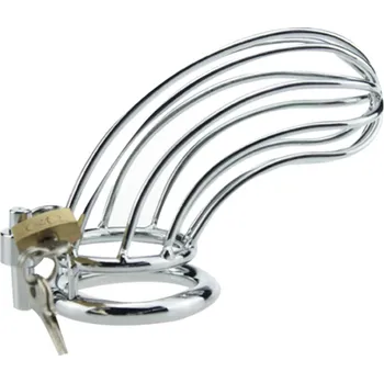 Pás cudnosti Kovová klec na penis se zámkem Sinner Gear Velikost: A se zámkem