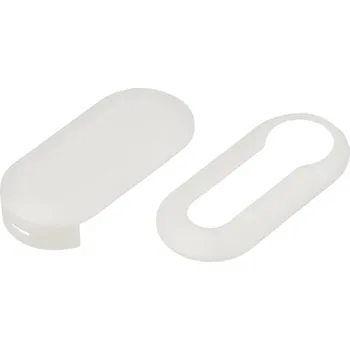 Návlek na bezpečnostní pás Náhr. obal klíče pro Fiat, 3-tlačítkový bílý