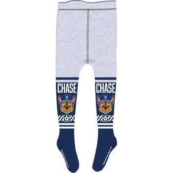 EPLUSM Punčocháče TLAPKOVÁ PATROLA šedo - modré, vel. 110/116