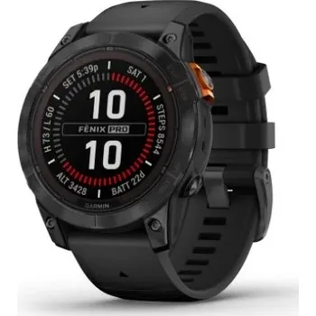 Chytré hodinky GARMIN Fēnix® 7S Pro, 7 Pro, 7X Pro - SOLAR Barva: 47 MM Gray / Black Band