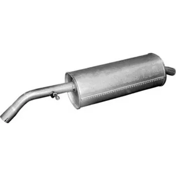 Zadní díl výfuku Zadní tlumič výfuku pro Citroen C2, C3, C3 Pluriel s motory 1.1i, 1.4i, 1.4i 16V (Peugeot 1007, 04744, V107052)