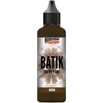 Výtvarná barva Pentart Batikovací barva za studena PENTART 80 ml HNĚDÁ